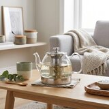 Yaosheng Čajnik, vrč s filtrom Bon Tea 1,2l / borosilikatno steklo, inox, (5000219129) | Shoptok.si