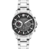 Lee Cooper Muški ručni sat, Kvarcni mehanizam, 45mm, Crno kućište, Srebrne boje, LC07817.350 | Eponuda.com