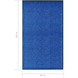  Otirač perivi plavi 90 x 150 cm | shoptok.hr