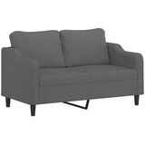  2-dijelni set sofa s jastucima tamnosivi od tkanine | shoptok.hr