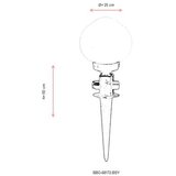 Opviq Vanjska zidna lampa BBO-68172-BSY, 50 cm, IP65, E27, Crna | Eponuda.ba