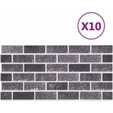  Zidne panele 10 pcs Crna i Siva 100 x 50 cm EPS pjena | Eponuda.com