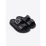 SEASTAR Black flip-flops with silver buckles | shoptok.hr