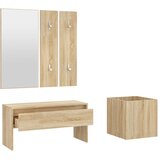  Set namještaja za hodnik boja hrasta sonome konstruirano drvo | shoptok.hr