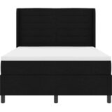  s opruga kutije s jastukom Crna 190 x 140 cm tkanina | shoptok.hr