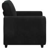 SOFA fotelja crna 100x77x82 cm baršun | Shoptok.si