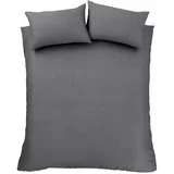 Bianca Tamno siva posteljina za bračni krevet od egipatskog pamuka 200x200 cm -