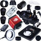 Rosfix CAPELLA PRO MSCP-T-PS1-B – TRINOKULARNI MIKROSKOP 7–45X | ZOOM 0,7–5X, C-MOUNT, LED 56, KAMERA HDMI/VGA, (5000036396) | Shoptok.si