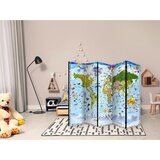 Artgeist Paravan World Map For Kids, 5-Delni, Akustičen | Shoptok.si