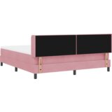 Box Spring Krevet s Madracem Ružičasti 180x200 cm Baršun | shoptok.hr