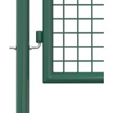 vidaXL vrata za ogradu od čelika 100 x 175 cm zelena | shoptok.hr