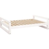  Krevet za pse bijeli 105 5x75 5x28 cm od masivne borovine | shoptok.hr