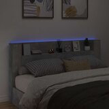  Uzglavlje Betonski sivi 200 x 16 5 x 103 5 cm Konstruirano drvo | shoptok.hr