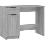 Maison Chic Pisalna miza - pisarniška miza - Računalniška miza siva sonoma 100x50x75 cm konstruiran les, (21785483) | Shoptok.si