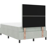  s opruga kutije Svijetlo siva 120 x 200 cm Baršun | shoptok.hr