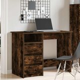  Radni stol boja dimljenog hrasta 102x50x75 cm konstruirano drvo | shoptok.hr