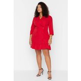 Trendyol Curve Red Woven Jacket Dress Cijene