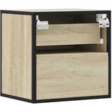 vidaXL Stenska nočna omarica sonoma hrast 40x31x39,5 cm | Shoptok.si