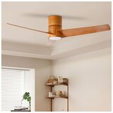  ZEVENTI - LED plafonski ventilator BARROSA LED/18W/230V Wi-Fi Tuya braon + daljinski upravljač | Eponuda.com