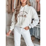 DStreet Bluza damska oversize z kapturem SPECIAL KITTY szara | Shoptok.si
