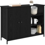  Kreveta Crni hrast 100 x 33 x 75 cm Konstruirano drvo | shoptok.hr