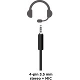 Gembird GHS-05-R Stereo gejmerske slušalice sa mikrofonom Volume control 3.5mm, Red | Eponuda.com