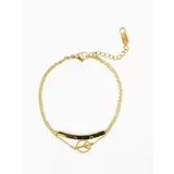 Yups Gold plated bracelet dbi0471. R06