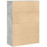  Regal za knjige boja betona 60x24x85 cm konstruirano drvo | shoptok.hr