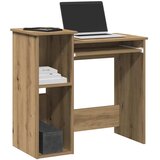  Radni stol s policama boja hrasta artisan 84x40x78 cm drveni | Eponuda.ba