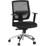MID.YOU Vrtljiv Stol Net 90, Črna | Shoptok.si
