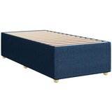  Krevet s oprugama i madracem plavi 90 x 190 cm od tkanine | shoptok.hr
