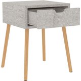  Noćni ormarići 2 kom boja betona 40x40x56 cm konstruirano drvo | shoptok.hr