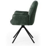 Livetastic Naslanjač Vintage, Temno Zelena, Vrtljiv | Shoptok.si