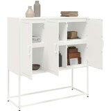 vidaXL Visoka komoda bijela 100,5x39x107 cm čelična | shoptok.hr