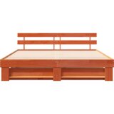  Krevetna konstrukcija Smeđa 180 x 200 cm Masivna borovina | shoptok.hr