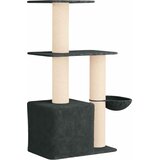  Mačje drvo s sisalnim postoljima za grebanje Tamnosiva 133 cm | shoptok.hr