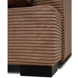 Scandic Svetlo rjava sedežna garnitura iz rebrastega žameta 132 cm Mobby – | Shoptok.si