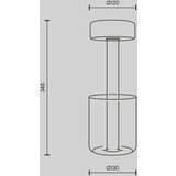 MAYTONI NAMIZNA SVETILKA ZA POLNJENJE AI Collaboration 12/34,8 cm | Shoptok.si