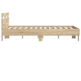  Krevetna konstrukcija Sonoma 137 x 190 cm Konstruirano drvo | shoptok.hr