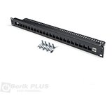 VATPAN Patch panel za 24 modula RJ45 za rek 19' CRNI Cene