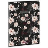 Ars Una Flowery Black dodatna spiralna kvadratna beležka A/4 Cene
