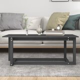  Stolić za kavu sivi 110 x 55 x 45 cm od masivne borovine | Eponuda.ba