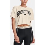 Under Armour T-shirt UA Pjt Rck SS Crop-WHT - Women's Cijene