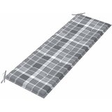  Složiva vrtna klupa s jastukom 159 cm od masovne tikovine Smeđa 150 cm | Shoptok.si