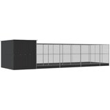  Kavez za ptice s produžetkom srebrni 911x303x216 cm čelični | Eponuda.ba