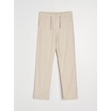 Sinsay Straight leg hlače s dodatkom lana | shoptok.hr