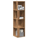 vidaXL Kotna omarica artisan hrast 33x33x132 cm inženirski les | Shoptok.si