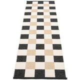 Pappelina Črn/kremno bel zunanji in notranji tekač 70x240 cm Pix Black Vanilla – | Shoptok.si