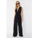 Trendyol Black Belted Woven Jumpsuit | Shoptok.si