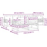  Set vanjskih sofa 8 kom. Prirodna i svjetlosiva | shoptok.hr